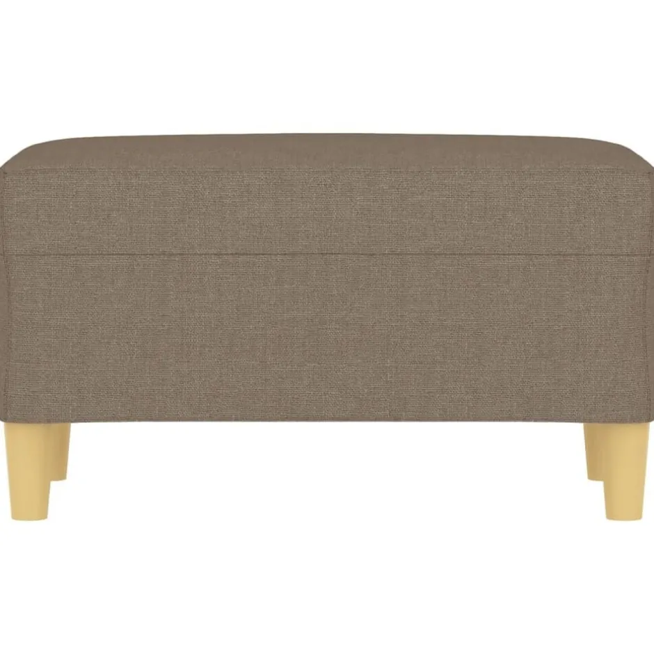 Best vidaXL Bänk 70x35x41 cm tyg Taupe