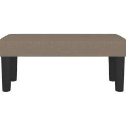 vidaXL Bänk taupe 70x30x30 cm tyg