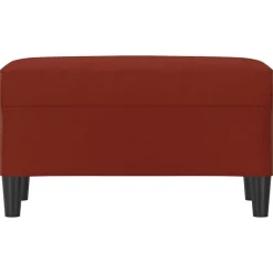 Discount vidaXL Bänk 70x35x41 cm konstläder Vinröd