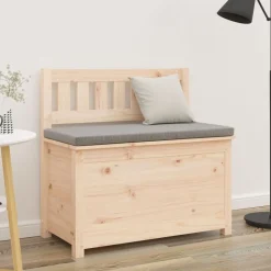 vidaXL Bänk 80x41x77 cm massiv furu