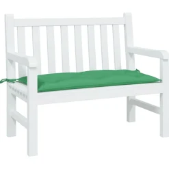 New vidaXL Bänkdyna för trädgården 100x50x7 cm oxfordtyg Grön