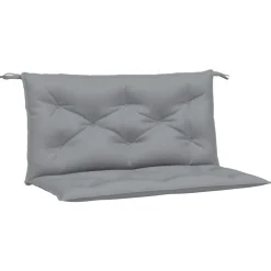 vidaXL Bänkdynor för trädgården 2st grå 100x50x7cm oxfordtyg