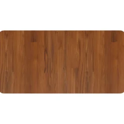 vidaXL Bänkskiva för badrum mörkbrun 80x40x1,5cm behandlat massivt trä