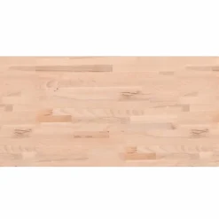 vidaXL Bänkskiva för badrum 80x40x1,5 cm massivt bokträ