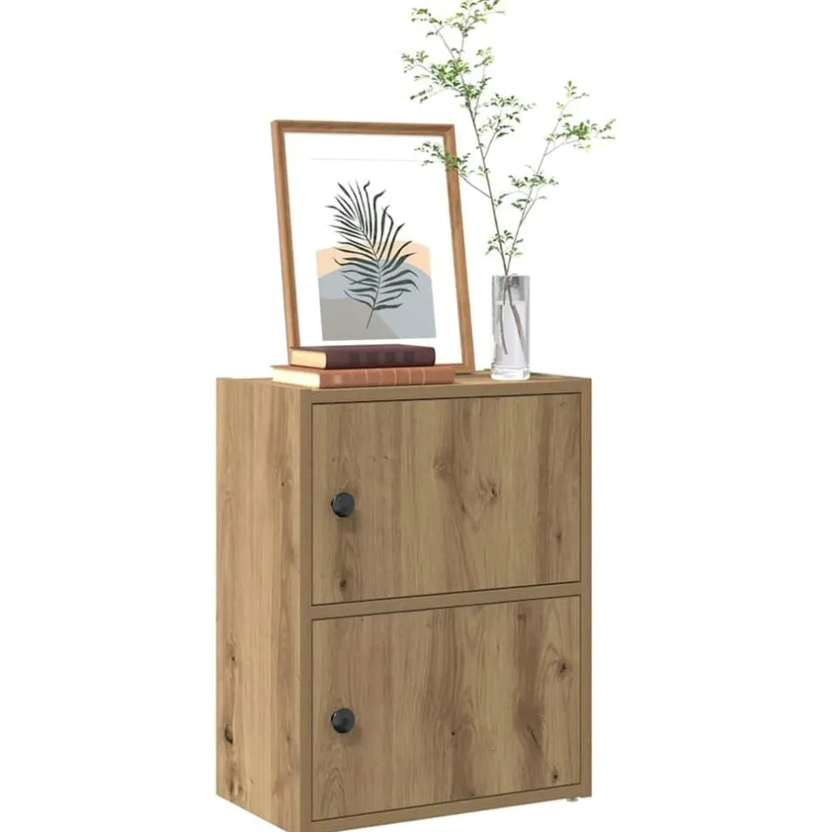 Clearance vidaXL Bokhylla 40x24x52 cm konstruerat trä artisan ek