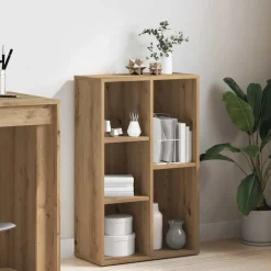 Sale vidaXL Bokhylla 50x25x80 cm konstruerat trä artisan ek