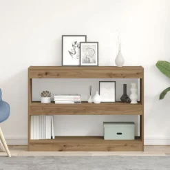 vidaXL Bokhylla artisan ek 100 x 30 x 72 cm Konstruerat trä