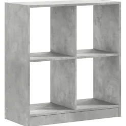 Clearance vidaXL Bokhylla 68,5x32x75 cm konstruerat trä Betonggrå