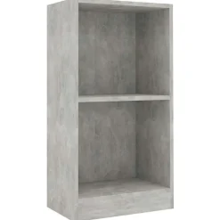 Discount vidaXL Bokhylla 40x24x75 cm konstruerat trä Betonggrå