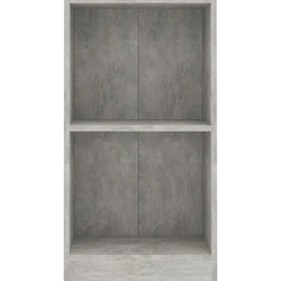 Discount vidaXL Bokhylla 40x24x75 cm konstruerat trä Betonggrå