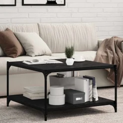 Hot vidaXL Bokhylla Bräda 4 pcs Svart 80 x 40 x 1,5 cm Konstruerat trä Svart ek