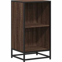 vidaXL Bokhylla brun ek 40x35x76 cm konstruerat trä
