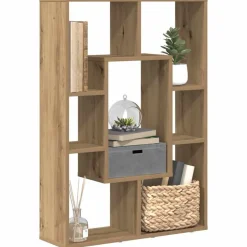 vidaXL Bokhylla ek 63x20x90 cm konstruerat trä
