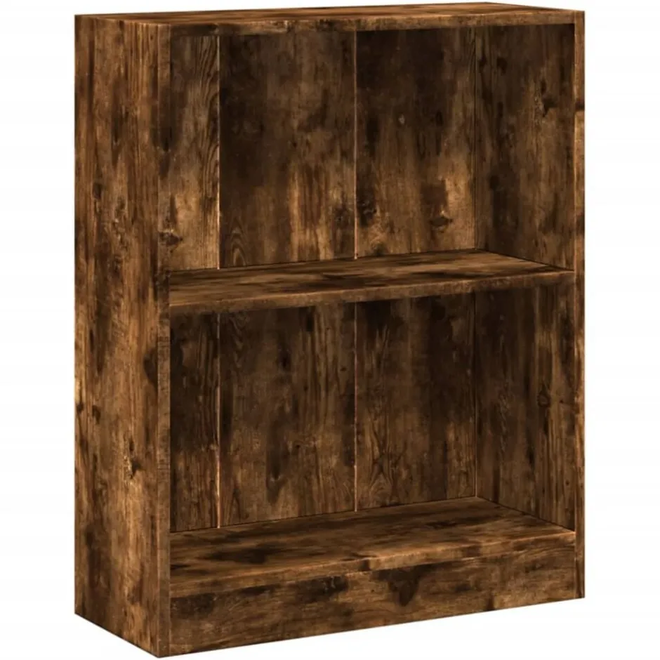 Online vidaXL Bokhylla 60x24x76 cm konstruerat trä Rökfärgad ek