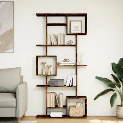 Discount vidaXL Bokhylla 92x29x188 cm konstruerat trä Rökfärgad ek