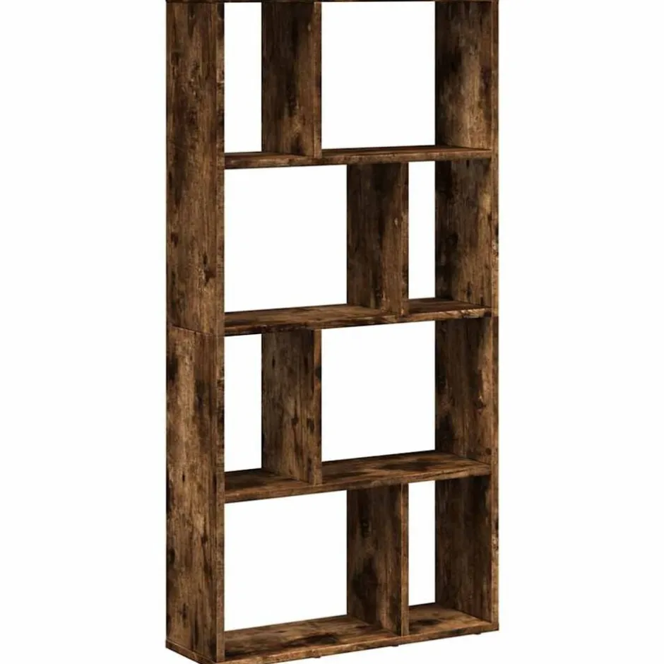 Sale vidaXL Bokhylla 60x20x120,5 cm konstruerat trä Rökfärgad ek