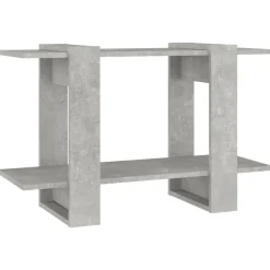 Clearance vidaXL Bokhylla Rumsavdelare 80x30x51 cm Betonggrå