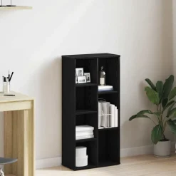 Online vidaXL Bokhylla 50x25x104 cm konstruerat trä Svart ek