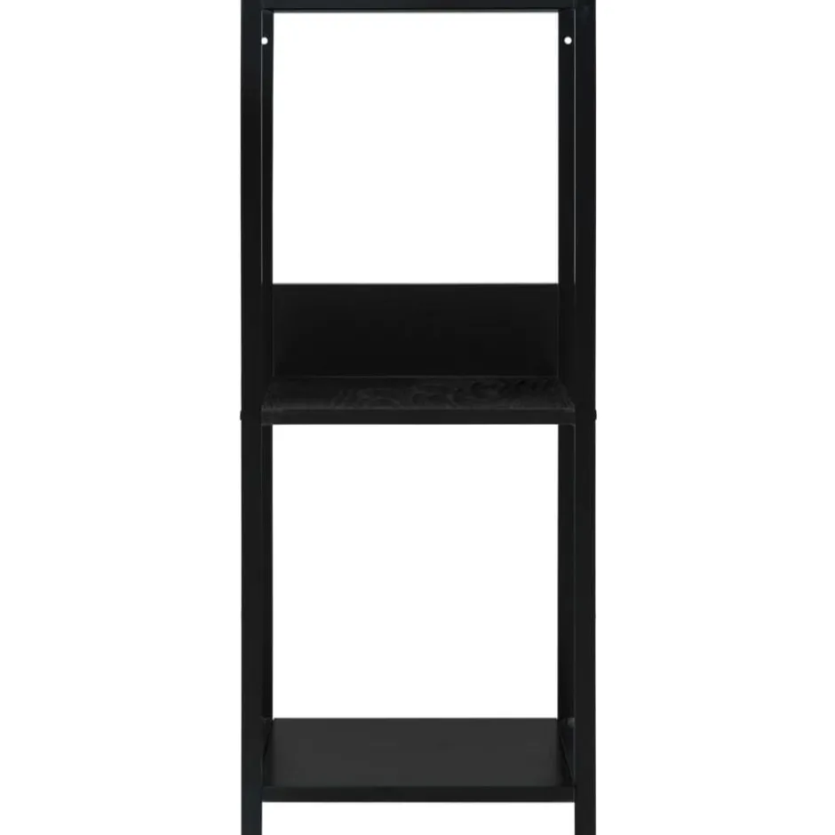 vidaXL Bokhylla 33,5x39,6x79,7 cm konstruerat trä Svart