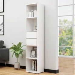 Best vidaXL Bokhylla 36x30x171 cm konstruerat trä Vit