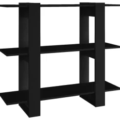 Sale vidaXL Bokhylla/Rumsavdelare 100x30x87 cm Svart