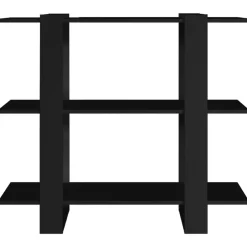 Sale vidaXL Bokhylla/Rumsavdelare 100x30x87 cm Svart