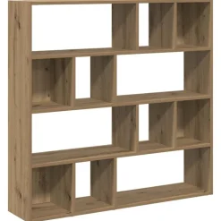 Sale vidaXL Bokhylla/rumsavdelare hantverksmässig ek 105x24x102 cm artisan ek