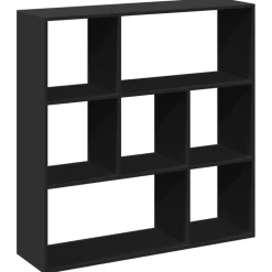 vidaXL Bokhylla/Rumsavdelare svart 102x29x103,5 cm konstruerat trä