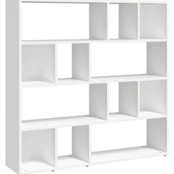 Hot vidaXL Bokhylla/Rumsavdelare 105x24x102 cm Vit