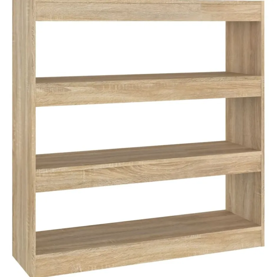 Online vidaXL Bokhylla/Rumsavdelare sonoma-ek 100x30x103 cm Sonoma ek