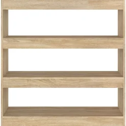 Online vidaXL Bokhylla/Rumsavdelare sonoma-ek 100x30x103 cm Sonoma ek