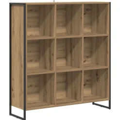 Best vidaXL Bokskåp 99.5 x 30 x 108.5 cm Konstruerat trä artisan ek