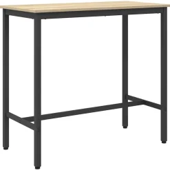Sale vidaXL bord Sonoma-ek 100 x 50 x 90,5 cm Konstruerat trä och stål Sonoma ek