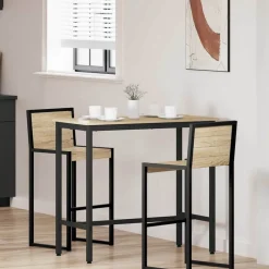 Sale vidaXL bord Sonoma-ek 100 x 50 x 90,5 cm Konstruerat trä och stål Sonoma ek