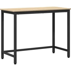 vidaXL bord Sonoma-ek 80 x 50 x 76,5 cm Konstruerat trä och stål