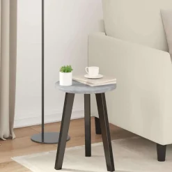 Clearance vidaXL Bordsskiva Ø 30 x 1,5 cm Konstruerat trä Betonggrå