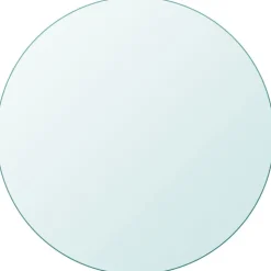 vidaXL Bordsskiva härdat glas rund 300 mm