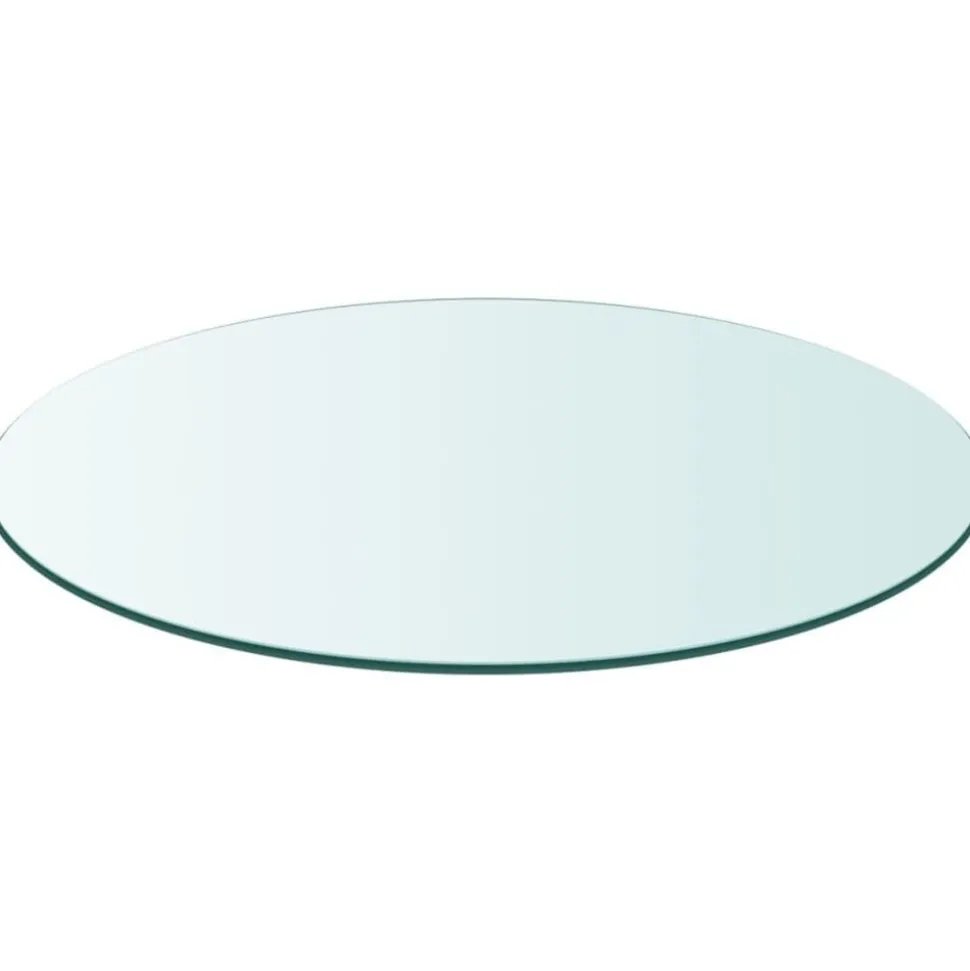 vidaXL Bordsskiva härdat glas rund 300 mm