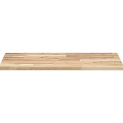 vidaXL Bordsskiva obehandlad 80x50x2 cm massivt akaciaträ