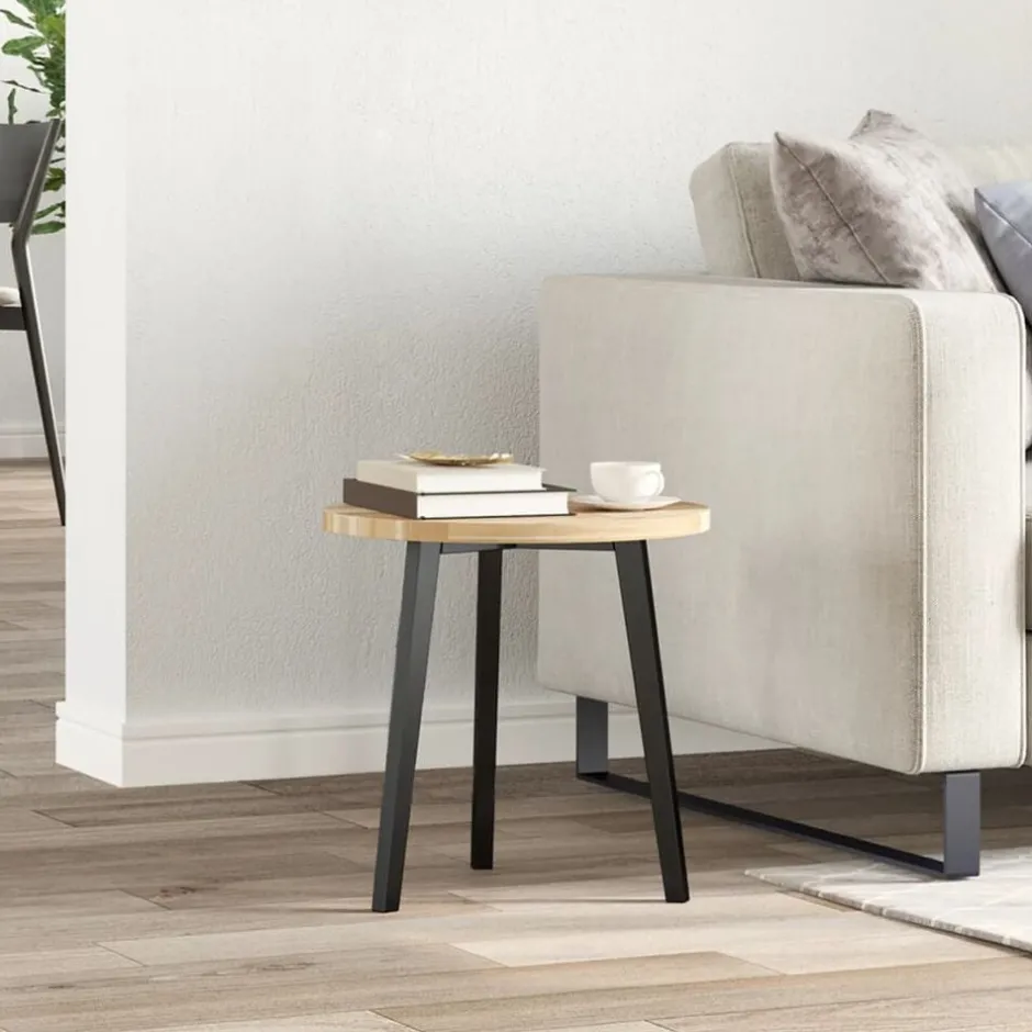 Hot vidaXL Bordsskiva rund Ø40x2 cm massivt akaciaträ Naturfärg