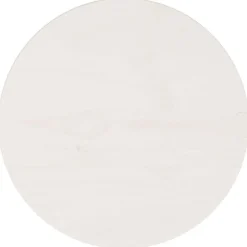 vidaXL Bordsskiva vit Ø30x2,5 cm massiv furu