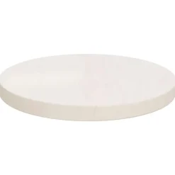 vidaXL Bordsskiva vit Ø30x2,5 cm massiv furu