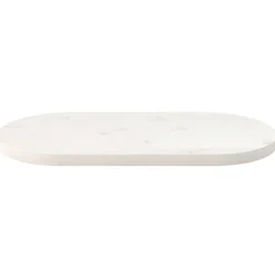 Online vidaXL Bordsskiva 60x30x2,5 cm oval massiv furu Vit
