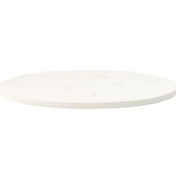 vidaXL Bordsskiva vit 70x35x2,5 cm oval massiv furu