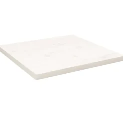 New vidaXL Bordsskiva 40x40x2,5 cm massiv furu fyrkantig Vit