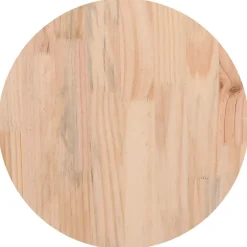 Outlet vidaXL Bordsskiva Ø30x2,5 cm massiv furu Naturfärg