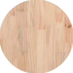 vidaXL Bordsskiva Ø30x3 cm massiv furu