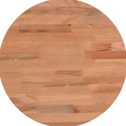 vidaXL Bordsskiva Ø30x1,5 cm rund massivt bokträ