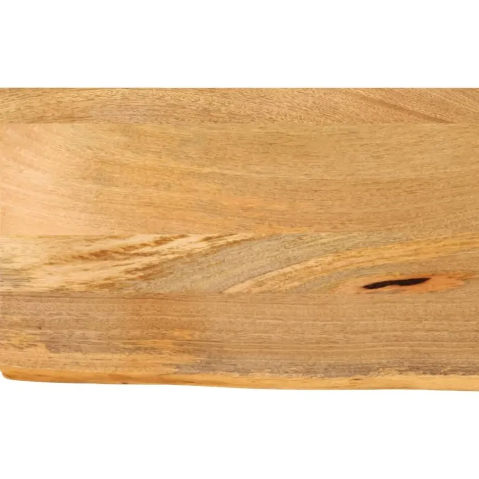New vidaXL Bordsskiva 40x20x2,5 cm levande kant massivt mangoträ Naturfärg