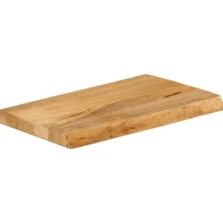 New vidaXL Bordsskiva 40x20x2,5 cm levande kant massivt mangoträ Naturfärg